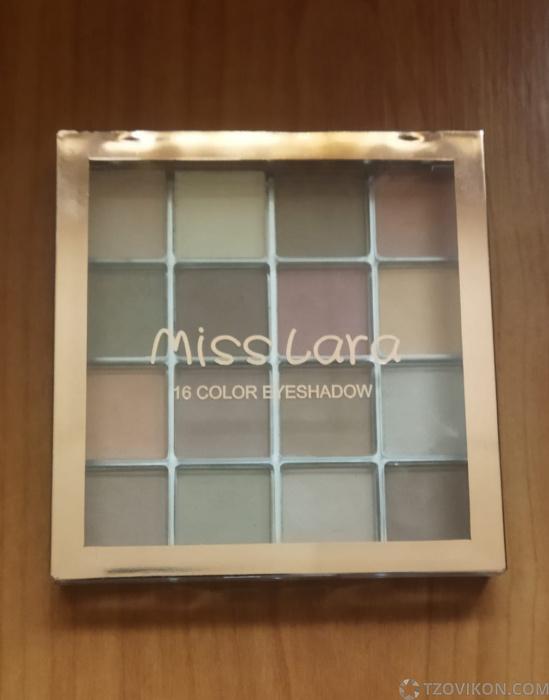 
                            Палетка теней Miss Lara Eye Shadow
                         - отзывы