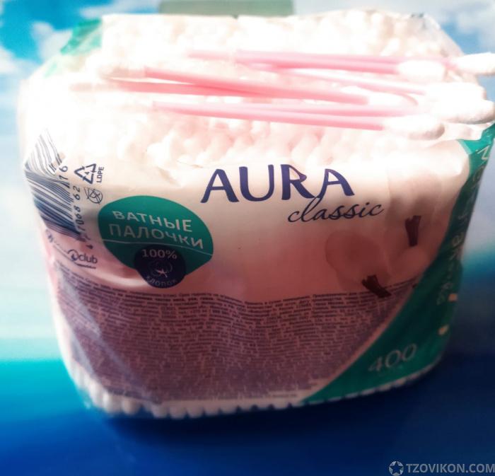 
                            Ватные палочки Aura Classic
                         - отзывы
