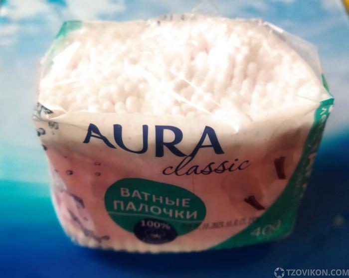 
                            Ватные палочки Aura Classic
                         - отзывы