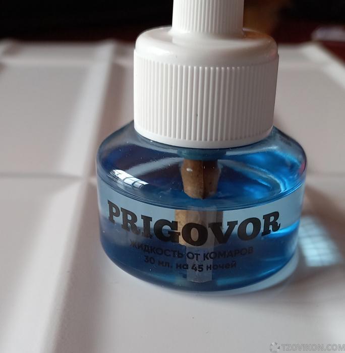 
                            Жидкость от комаров Prigovor 
                         - отзывы