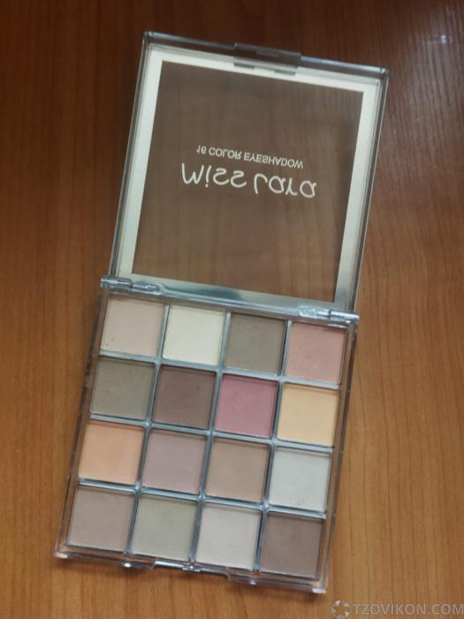 
                            Палетка теней Miss Lara Eye Shadow
                         - отзывы