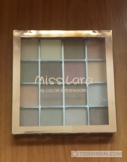 
                            Палетка теней Miss Lara Eye Shadow
                         - отзывы